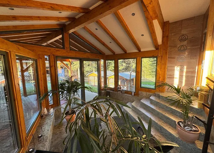 아파트 Entspannung Im Wald - Mit Schwimmbad Hessles