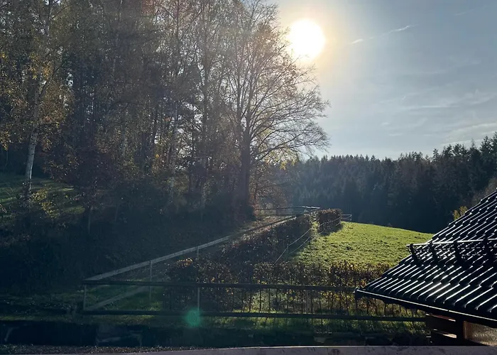 Entspannung Im Wald - Mit Schwimmbad 아파트