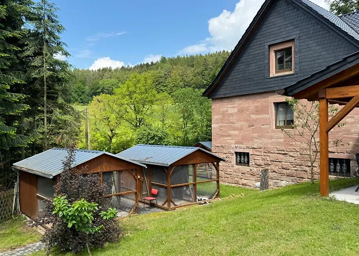 아파트 Entspannung Im Wald - Mit Schwimmbad *